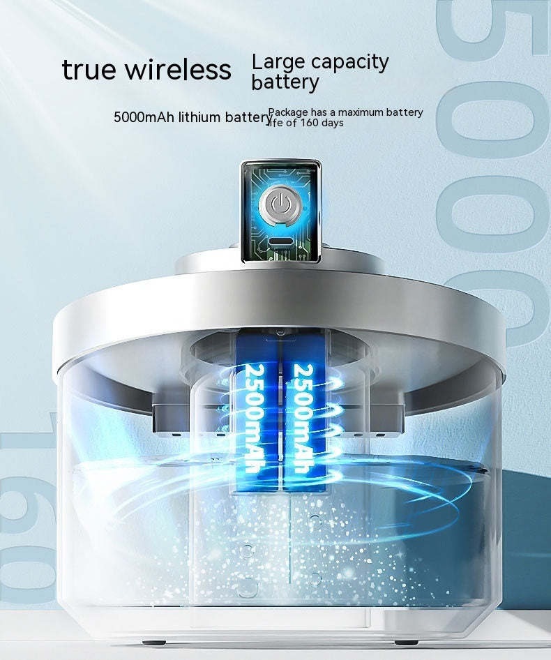 Cat Water Station – Wireless, Silent, and Mess-Free!