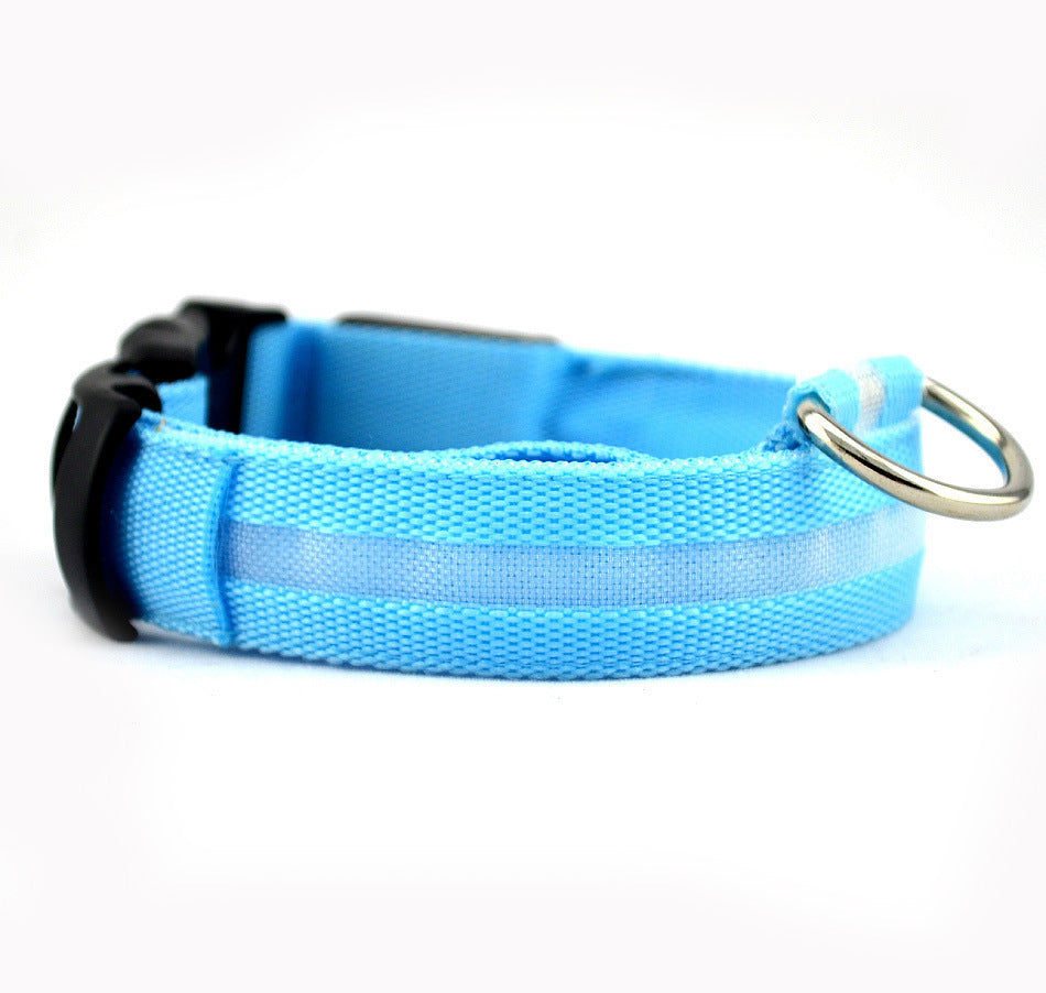 Rechargeable LED Dog Collar for Pet Night Safety