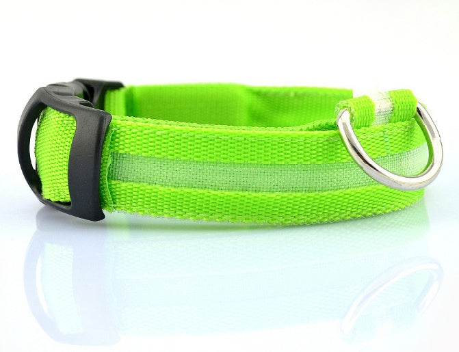 Rechargeable LED Dog Collar for Pet Night Safety