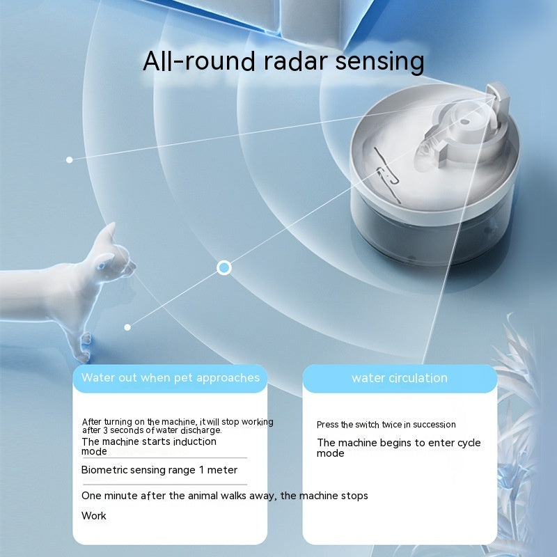 Cat Water Station – Wireless, Silent, and Mess-Free!