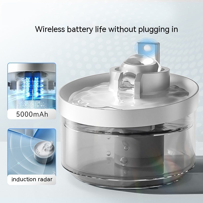 Cat Water Station – Wireless, Silent, and Mess-Free!