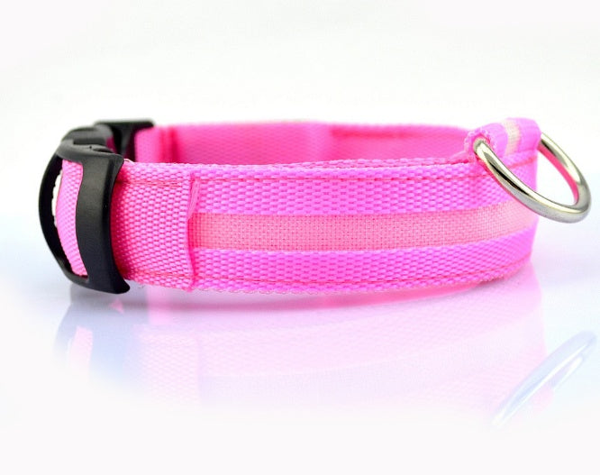 Rechargeable LED Dog Collar for Pet Night Safety