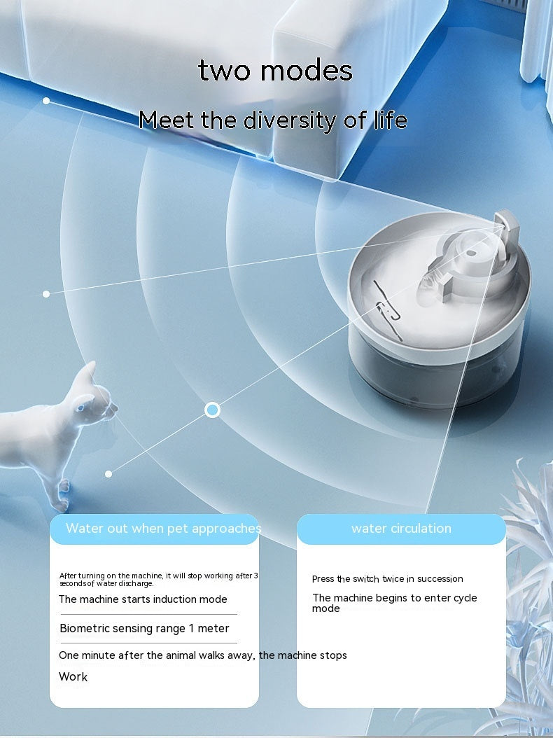 Cat Water Station – Wireless, Silent, and Mess-Free!