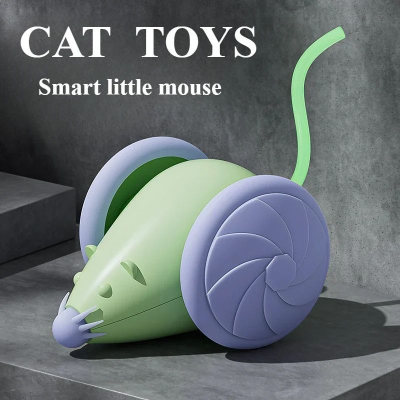 WhiskerWhirl™ Electric Mouse – Ultimate Hunt Toy for Cats!