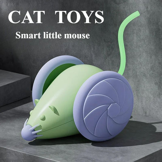 WhiskerWhirl™ Electric Mouse – Ultimate Hunt Toy for Cats!