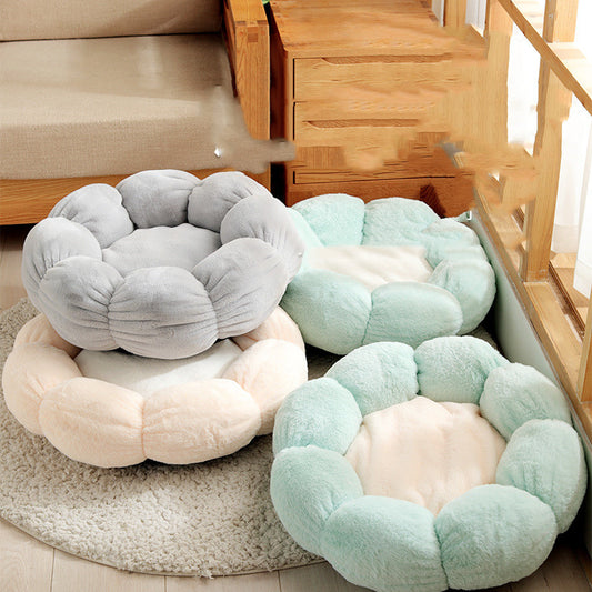 Floral Pet Bed – Comfy, Cute Spot for Naps