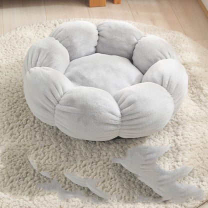 Floral Pet Bed – Comfy, Cute Spot for Naps