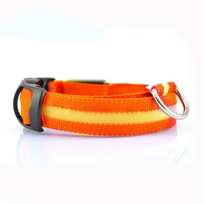 Rechargeable LED Dog Collar for Pet Night Safety