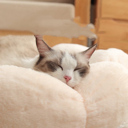 Floral Pet Bed – Comfy, Cute Spot for Naps