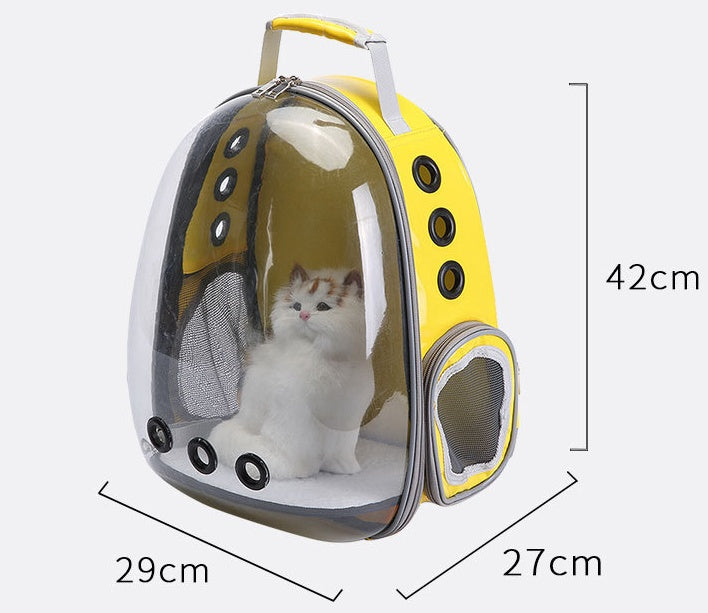 Pet Travel Backpack – Space Capsule with Full View