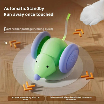 WhiskerWhirl™ Electric Mouse – Ultimate Hunt Toy for Cats!