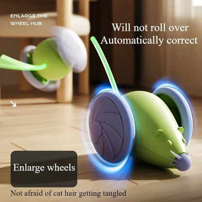 WhiskerWhirl™ Electric Mouse – Ultimate Hunt Toy for Cats!