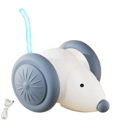 WhiskerWhirl™ Electric Mouse – Ultimate Hunt Toy for Cats!