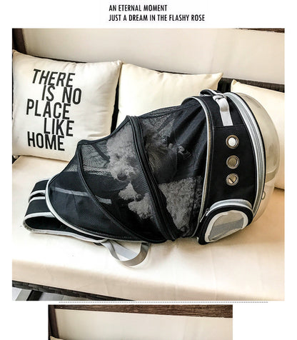 Pet Travel Backpack – Space Capsule with Full View
